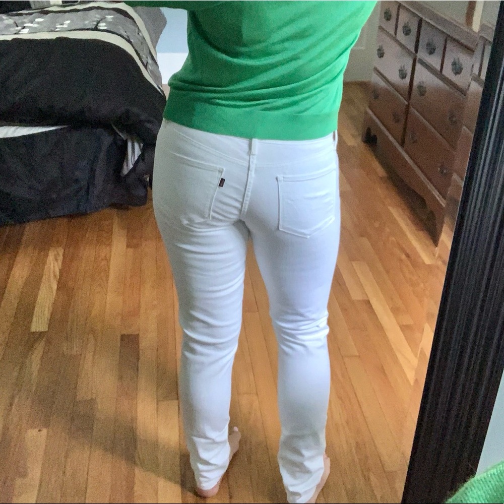 Levi’s White denim jeans